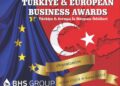3.TÜRKİYE AVRUPA İŞ DÜNYASI ÖDÜLLERİ 29 MAYIS’DA SAHİPLERİNİ BULUYOR.