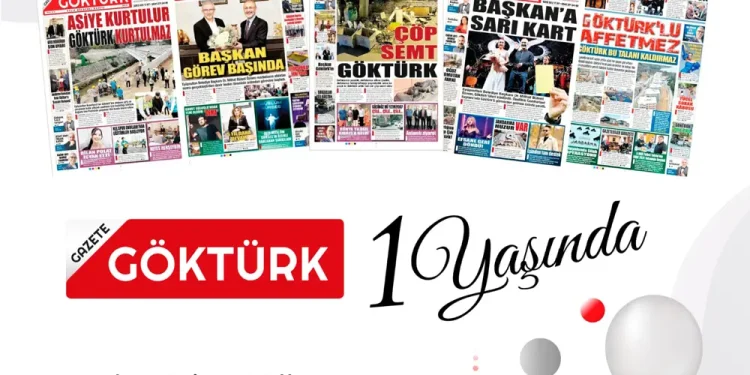 Gazete Göktürk 1. Yılını Kutluyor