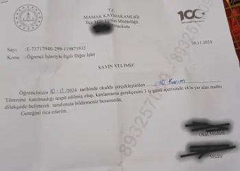 "Ankara'da 10 Kasım Törenini Kaçıran Öğrenciye Uyarı"