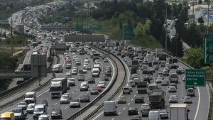 Ocakta 165 bin 734 taşıt trafiğe kaydedildi