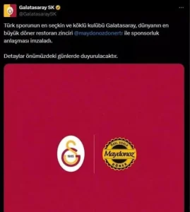 Galatasaray'dan Maydonoz Döner açıklaması: Anlaşma yok