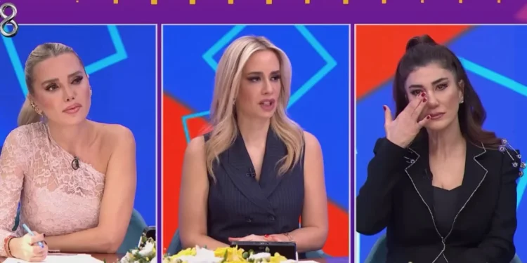 Nadide Sultan canlı yayında babasının şiddetini anlattı