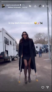 Aşırı spor yaptı! Nesrin Cavadzade hastanelik oldu