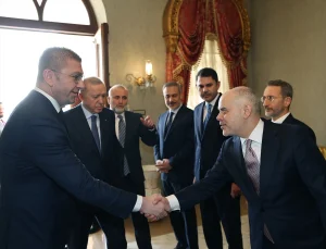 Cumhurbaşkanı Erdoğan, Kuzey Makedonya Başbakanı'nı ağırladı