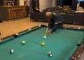 Anderson Talisca, bilardoda yeteneklerini sergiledi
