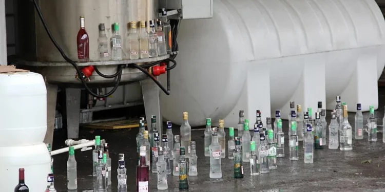 İstanbul'da Ocak'ta 86 bin litre sahte alkol yakalandı