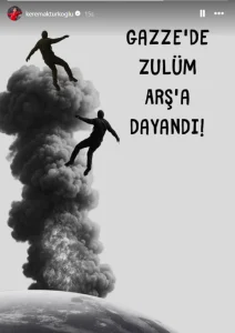 Kerem Aktürkoğlu'ndan Gazze’ye Duygusal Paylaşım