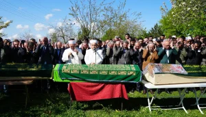 Samsun’daki heyelanda hayatını kaybeden aile uğurlandı