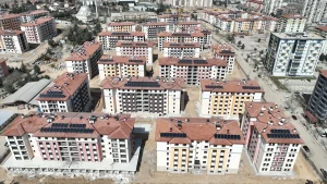 Malatya'da deprem konutları yapımı devam ediyor