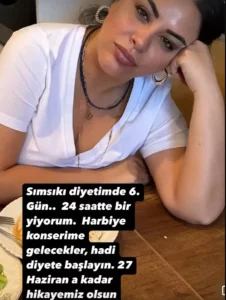 Şarkıcı Zara kiloları sonrası diyete başladı