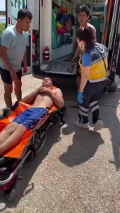 Adana’da Denizde Boğulma Tehlikesi Atlatan Genç Kurtuldu