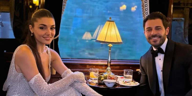 Hande Erçel ile Hakan Sabancı’dan lüks tren turu