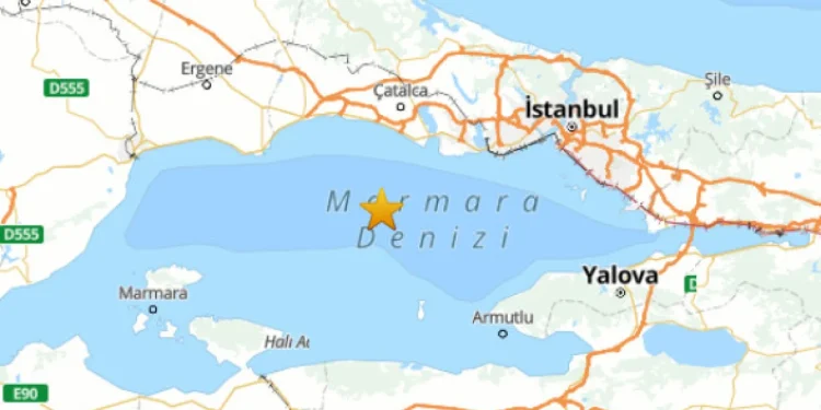 İstanbul’da 4.0 Büyüklüğünde Deprem Meydana Geldi