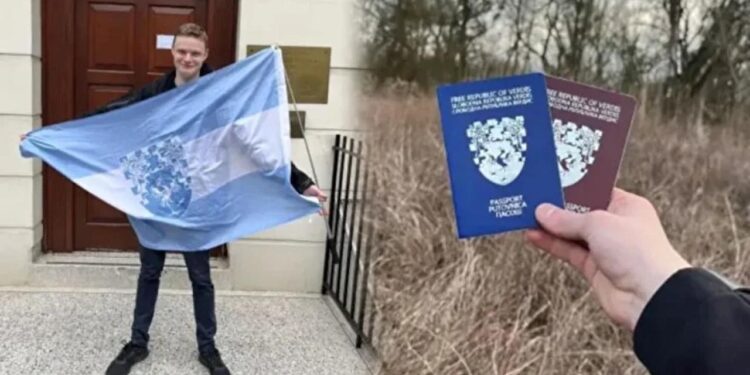 20 yaşındaki genç kendi ülkesini kurdu