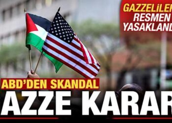 ABD’den skandal Gazze kararı! Gazzelilere yasaklandı!