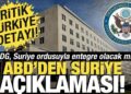 ABD’den Suriye açıklaması! ‘Kritik Türkiye detayı’
