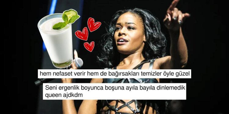 “Ablam Biliyor İşini”: İlk Defa Ayranla Tanışan Amerikalı Rapçi Azealia Banks, Ayran Coşkusuyla “Aferin”i Aldı