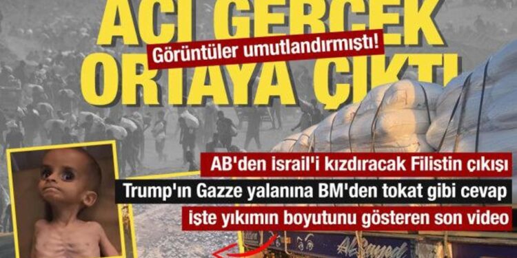 Acı gerçek ortaya çıktı… Gazze yardımı görüntüleri umutlandırmıştı!