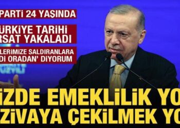 AK Parti 24 yaşında! Cumhurbaşkanı Erdoğan: Bizde emeklilik yoktur!