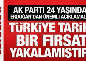 AK Parti 24 yaşında! Cumhurbaşkanı Erdoğan: Türkiye tarihi bir fırsat yakalamıştır!