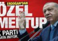 AK Parti teşkilatı sahaya iniyor! Erdoğan’dan şehit ailelerine özel mektup