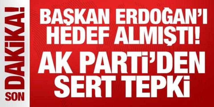 AK Parti’den Özgür Özel’e sert tepki: Üçüncü sınıf siyaset!