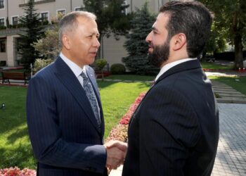 Ali Yerlikaya, Suriye İçişleri Bakanı Hattab’ı kabul etti!