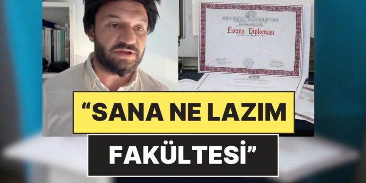 Aykut Elmas Sahte Diploma Skandalını “Sana Ne Lazım Fakültesi” Videosuyla Tiye Aldı!