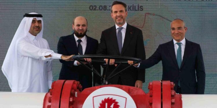 Azerbaycan gazının Türkiye üzerinden Suriye’ye ihracatı başladı