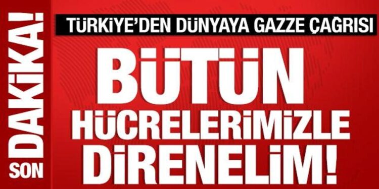 Bakan Fidan’dan Gazze mesajı: Uluslararası toplum direnmeli!