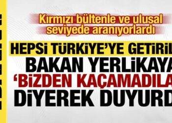 Bakan Yerlikaya paylaştı: Kırmızı bültenle ve ulusal seviyede aranan 10 kişi yakalandı!
