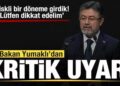 Bakan Yumaklı’dan uyarı: Riskli bir döneme girdik! Lütfen dikkat edelim