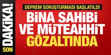 Balıkesir’de yıkılan binaya ilişkin soruşturma: Bina sahibi ve müteahhit gözaltında