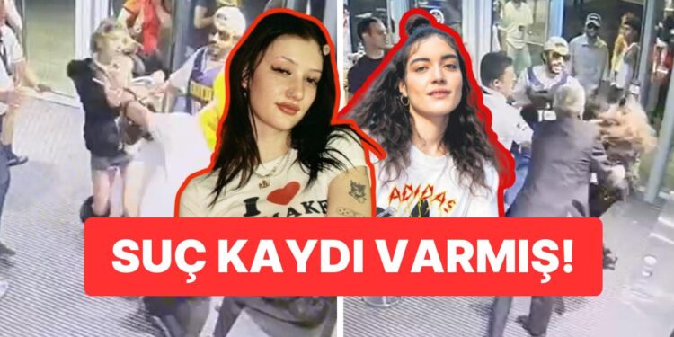 “Bana Yumruk Attı” Genç Rapçiler Lil Zey ve Aisu Etkinlik Çıkışı Birbirine Girdi