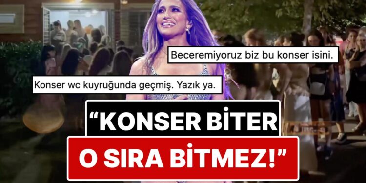 Başka Bir Rezalet: Jennifer Lopez’in İstanbul Konserinde Yaşanan Uzun Tuvalet Sırası Kameralara Yansıdı!