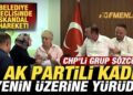 Belediye meclisinde skandal olay! CHP’li sözcü, AK Partili kadın üyenin üzerine yürüdü!