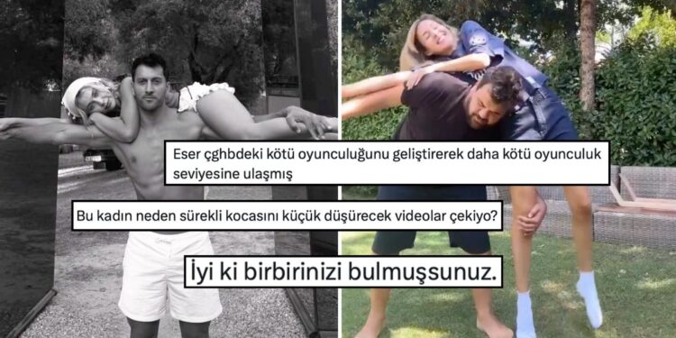 Berfu ve Eser Yenenler’in Denedikleri Çift Akımında Başarısız Olduğu Anlar X’te Alay Konusu Oldu!