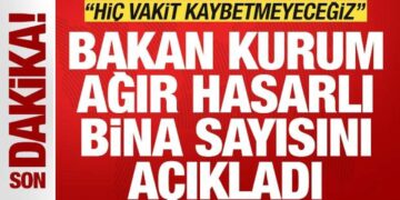 Çanakkale’de orman yangını: Bakan Kurum, ağır hasarlı bina sayısını açıkladı