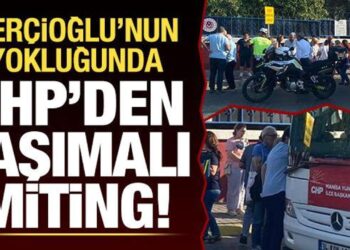 Çerçioğlu’nun yokluğunda CHP’den taşımalı miting