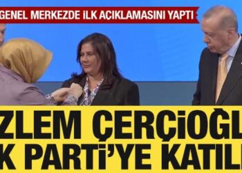 CHP’den istifa eden Özlem Çerçioğlu AK Parti’ye katıldı