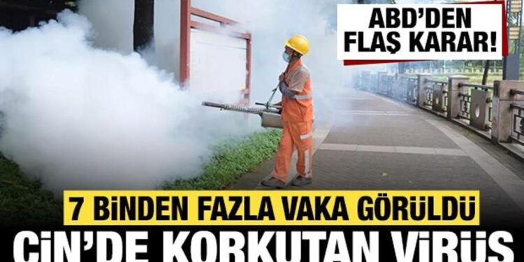 Çin’de korkutan virüs: 7 binden fazla vaka sonrası ABD’den flaş karar!