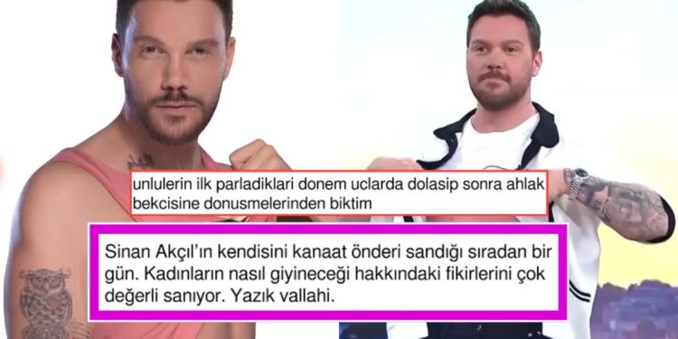 “Çıplak Bedeninizi Görmek Zorunda Değilim” Diyen Sinan Akçıl, Sözleriyle Tartışmaların Odağı Oldu!
