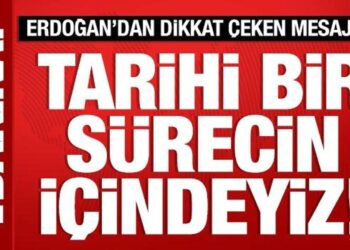 Cumhurbaşkanı Erdoğan’dan kritik mesajlar: Tarihi sürecin içindeyiz!
