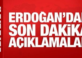 Cumhurbaşkanı Erdoğan’dan önemli açıklamalar