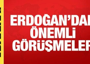 Cumhurbaşkanı Erdoğan’dan önemli görüşmeler