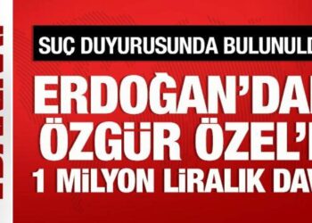 Cumhurbaşkanı Erdoğan’dan Özgür Özel’e 1 milyon liralık dava