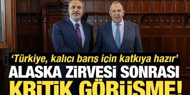 Dışişleri Bakanı Fidan, Rus mevkidaşı ile görüştü: Türkiye kalıcı barış için katkıya hazır
