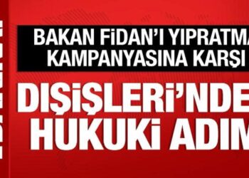 Dışişleri Bakanlığından Bakan Fidan hakkındaki iftiralara sert tepki