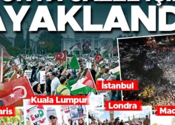 Dünya Gazze için ayaklandı