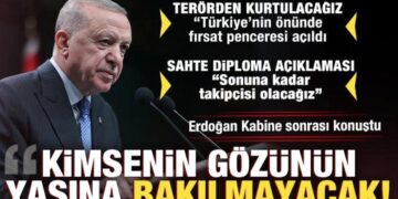 Erdoğan’dan ‘Terörsüz Türkiye’ açıklaması: Türkiye’nin önünde fırsat penceresi açıldı!
